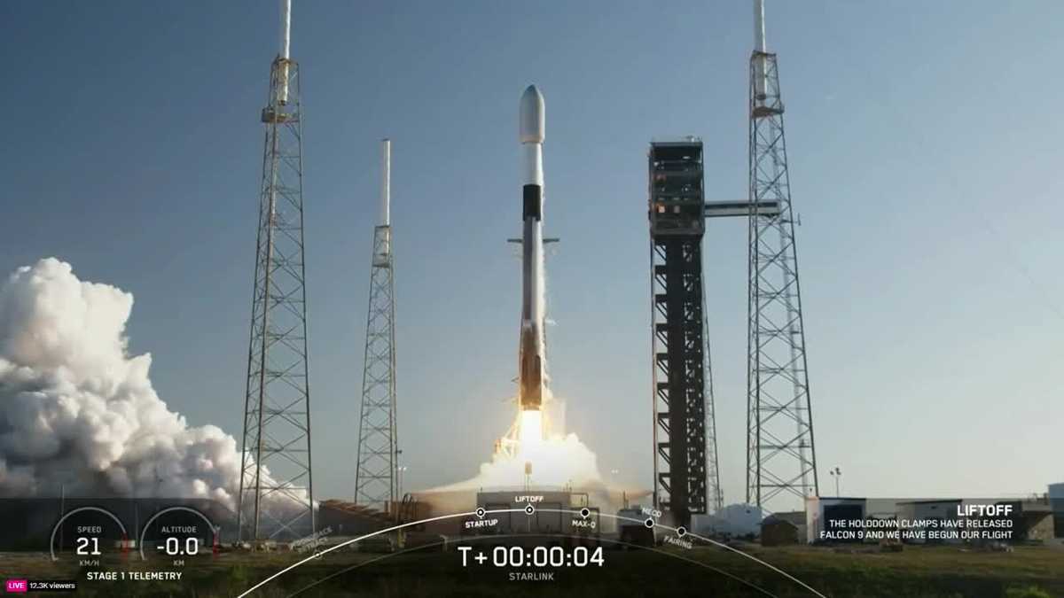 "SpaceX Launches 24 Starlink Satellites from Cape Canaveral"