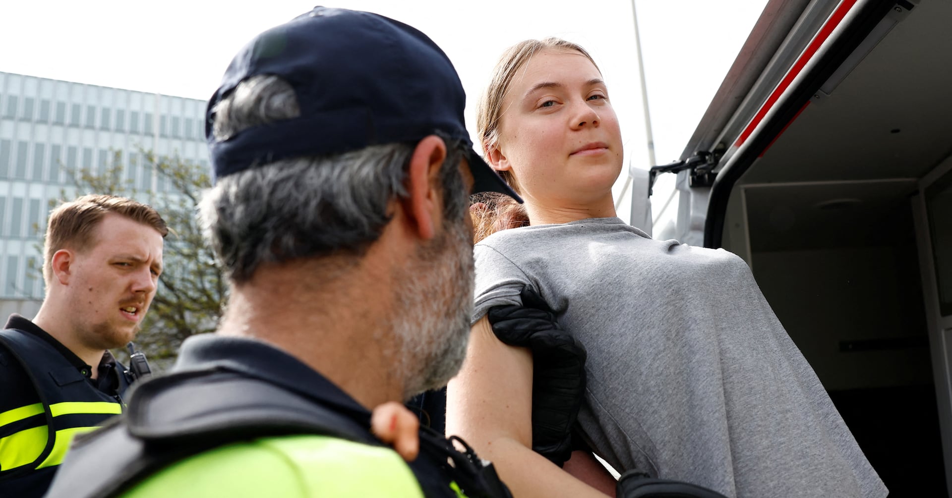 Featured image for "Greta Thunberg Detained at The Hague Climate Demonstration"