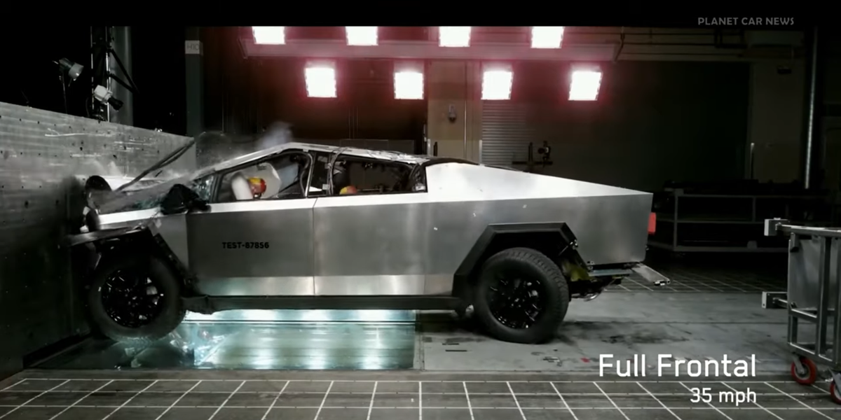 Featured image for Tesla Cybertruck: Crash Tests and Controversies