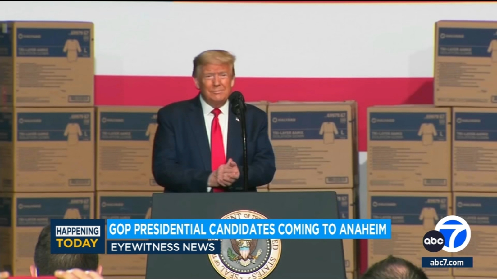 "Trump's Speech at California GOP Convention Sets Stage for Primary Victory"