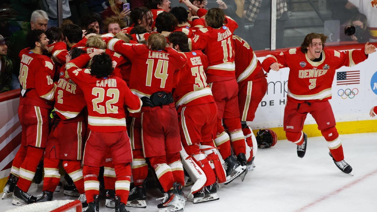 Featured image for "Denver Claims NCAA Hockey Championship Victory Over Boston College"