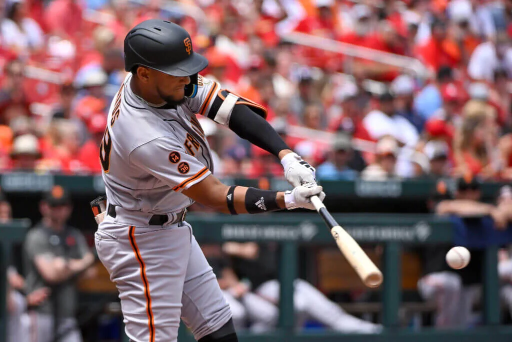 "Giants' Prospect Luis Matos Shines in MLB Debut After Call-Up"