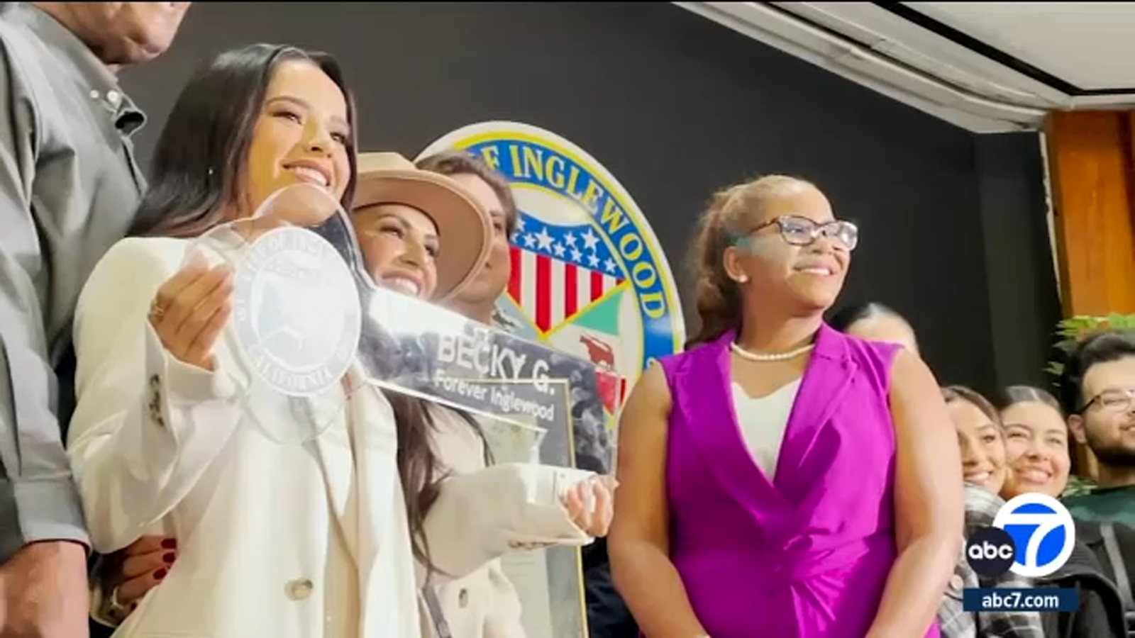 Featured image for Becky G Receives Key to Inglewood City