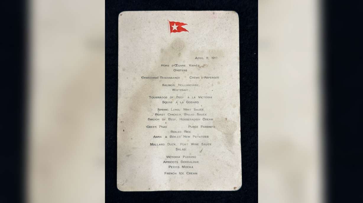 Featured image for "Rare Titanic Menu and Historic Fried Chicken: Auction Sales Surpass $100K"