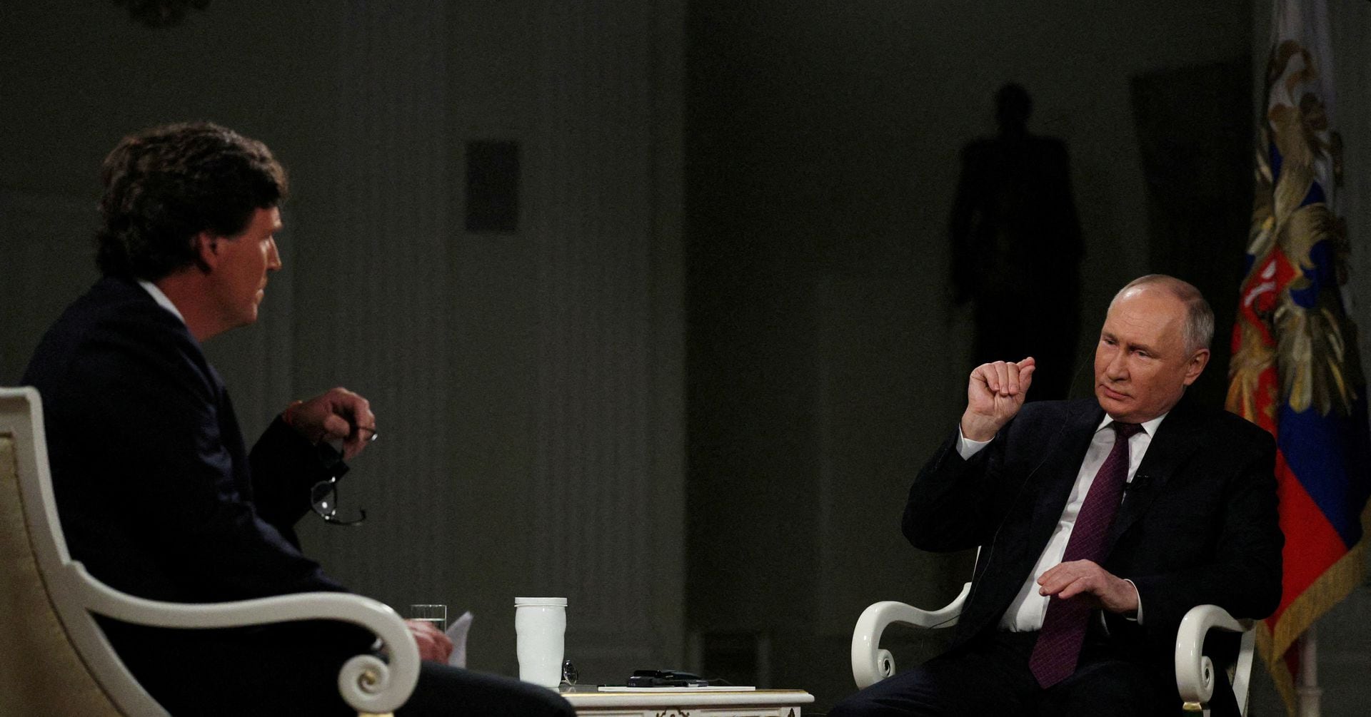 "Putin Criticizes Soft Interview with Tucker Carlson, Asserts Terms for Ukraine Talks"