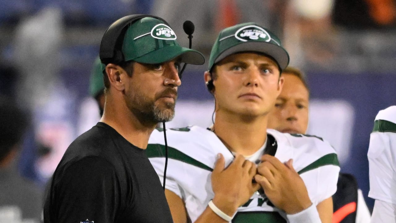 Jets QB Aaron Rodgers shares personal guilt over Zach Wilson's benching