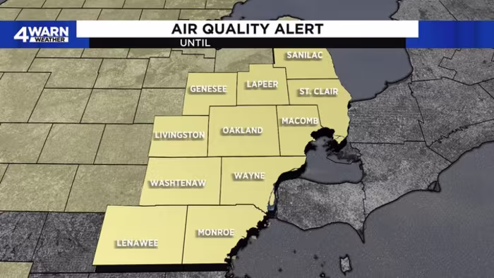 Air Quality Alerts Issued Across Midwest Due to Wildfire Smoke.
