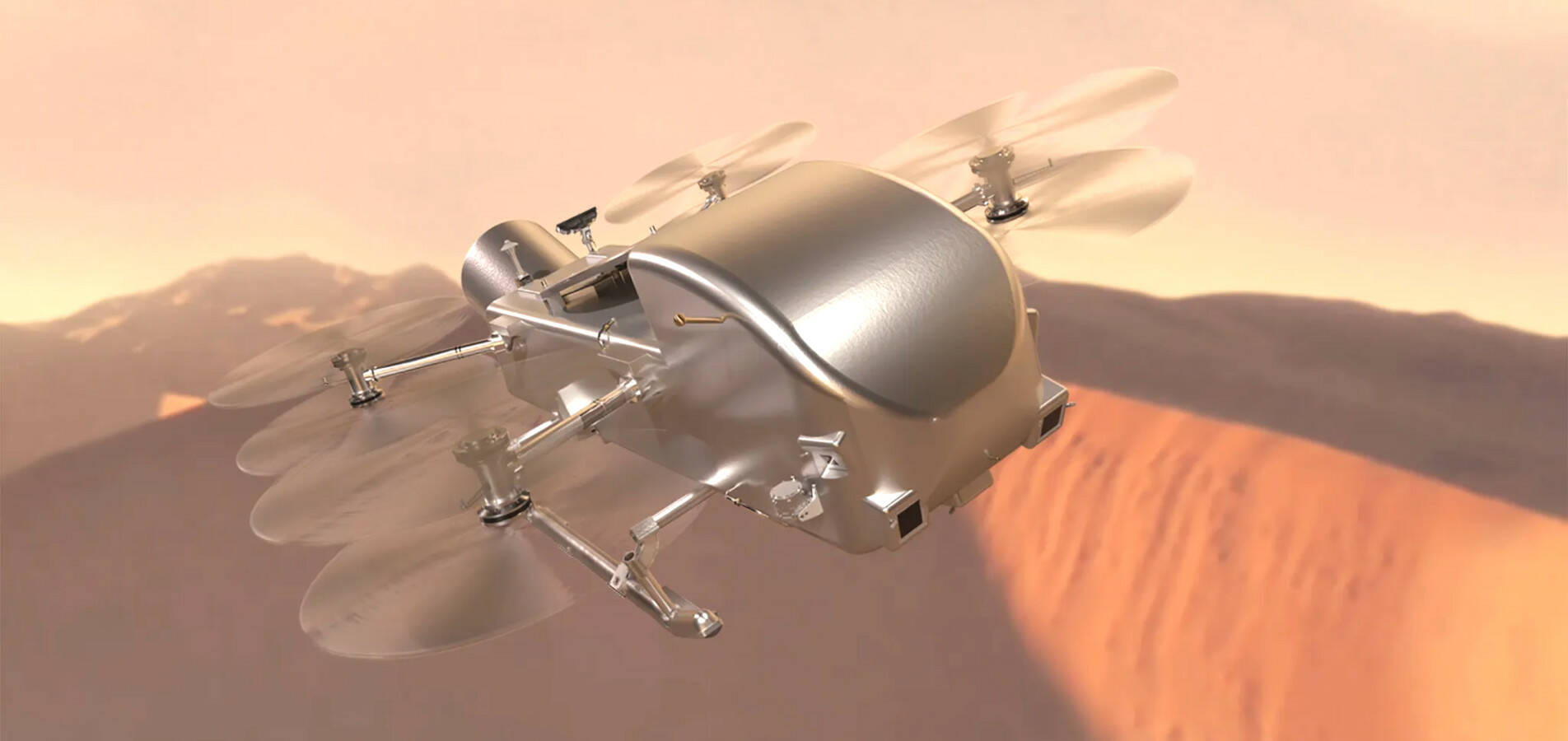 Featured image for "NASA's Nuclear-Powered Dragonfly Drone Set for Titan Mission"