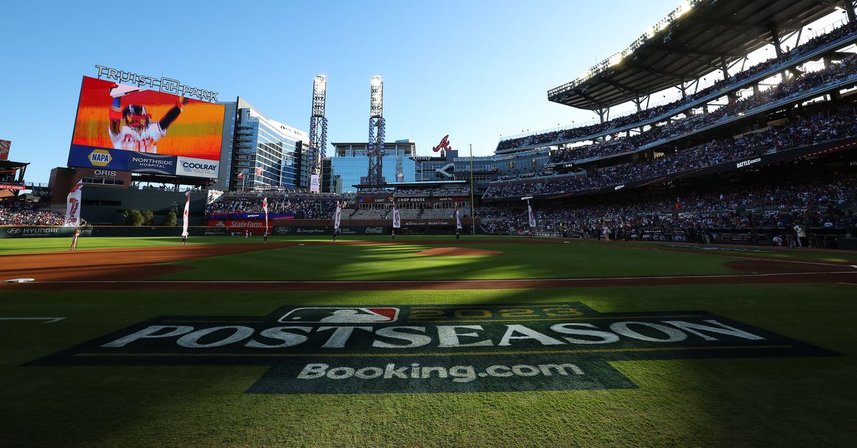 Featured image for "Controversial Calls and Fan Frenzy: Atlanta Braves' Game 1 Loss and Rams' Mascot Drama"