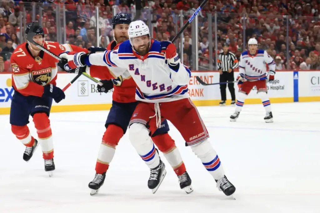 Featured image for Blake Wheeler Returns for Rangers in Game 4 as Filip Chytil Sits Out