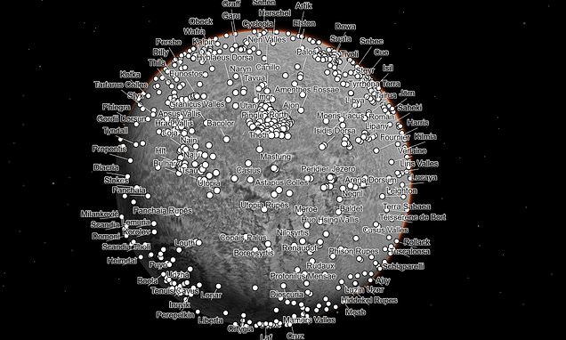 Explore Mars with NASA's Interactive Map