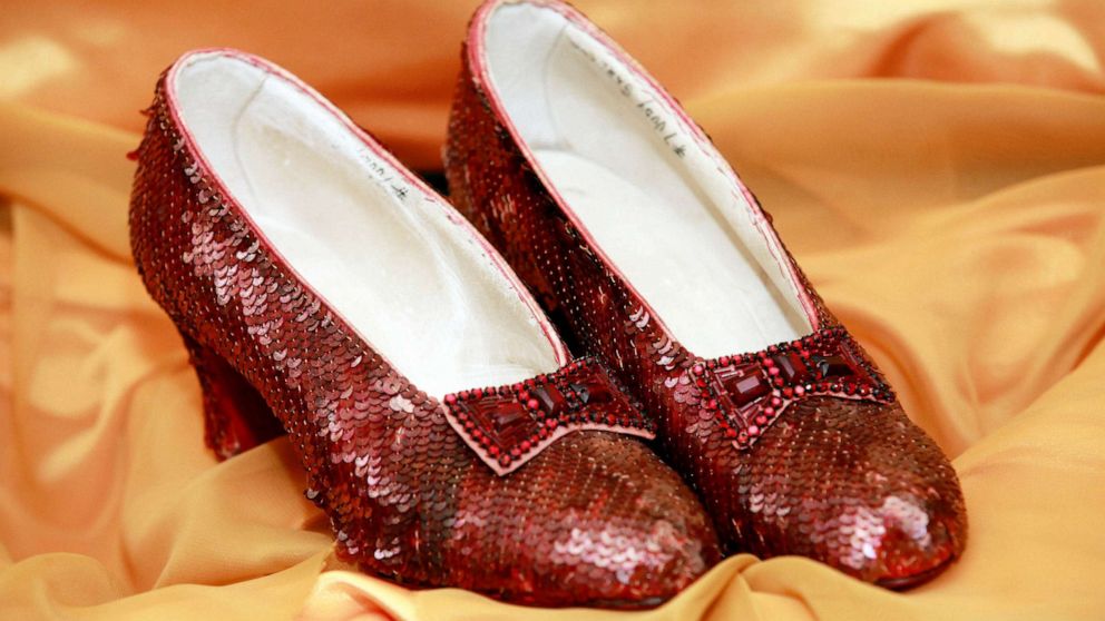 Minnesota man indicted for stealing iconic 'Wizard of Oz' ruby slippers