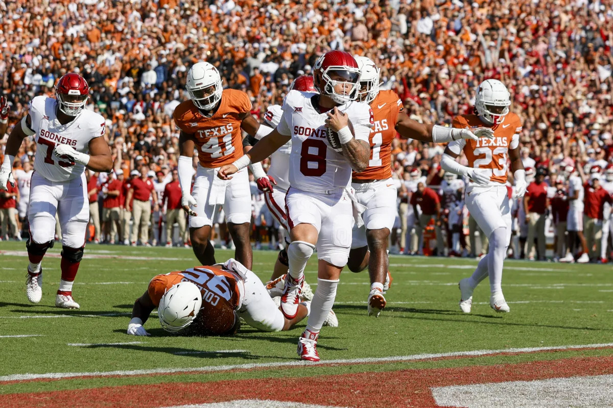 "Oklahoma dominates Texas in final Red River Rivalry game"