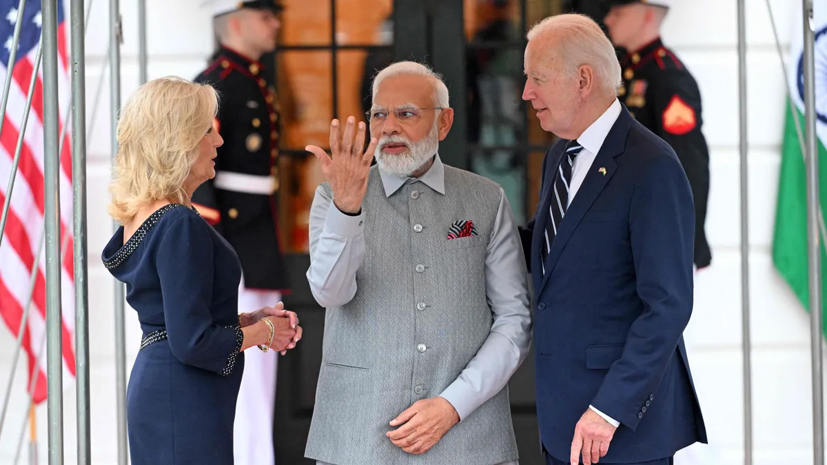 Modi defends India's democracy and US partnership while addressing human rights concerns.