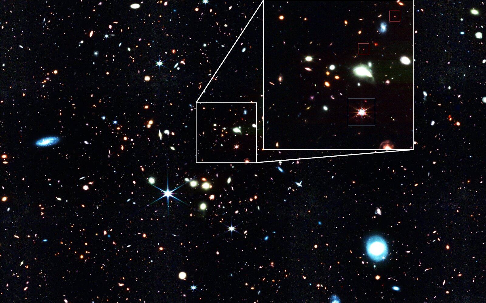 "James Webb Space Telescope Discovers Baby Quasars and Mysterious Red Supermassive Black Holes"
