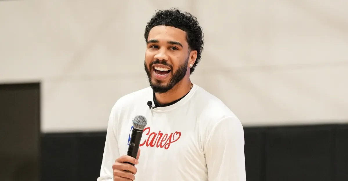 Featured image for Jayson Tatum Discusses Rehab, Community Work, and Celtics' Future