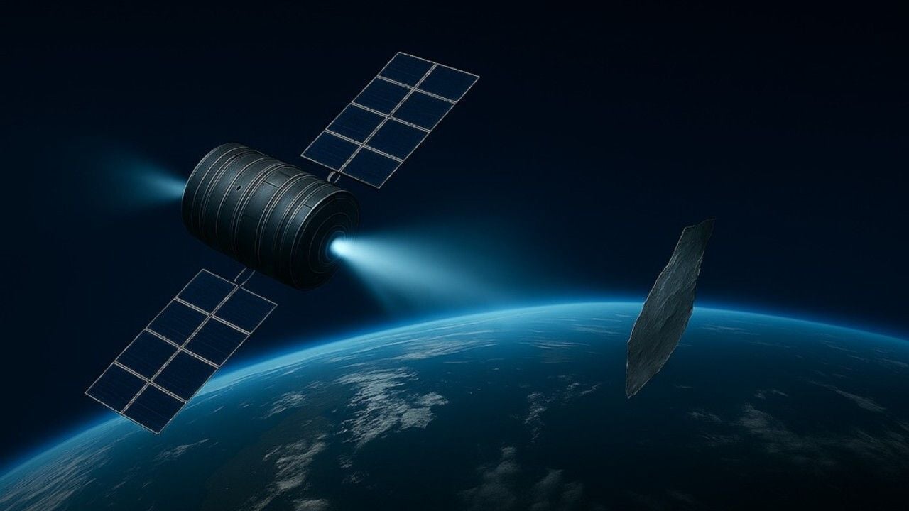 Featured image for Using Ion Beams to Remove Space Debris