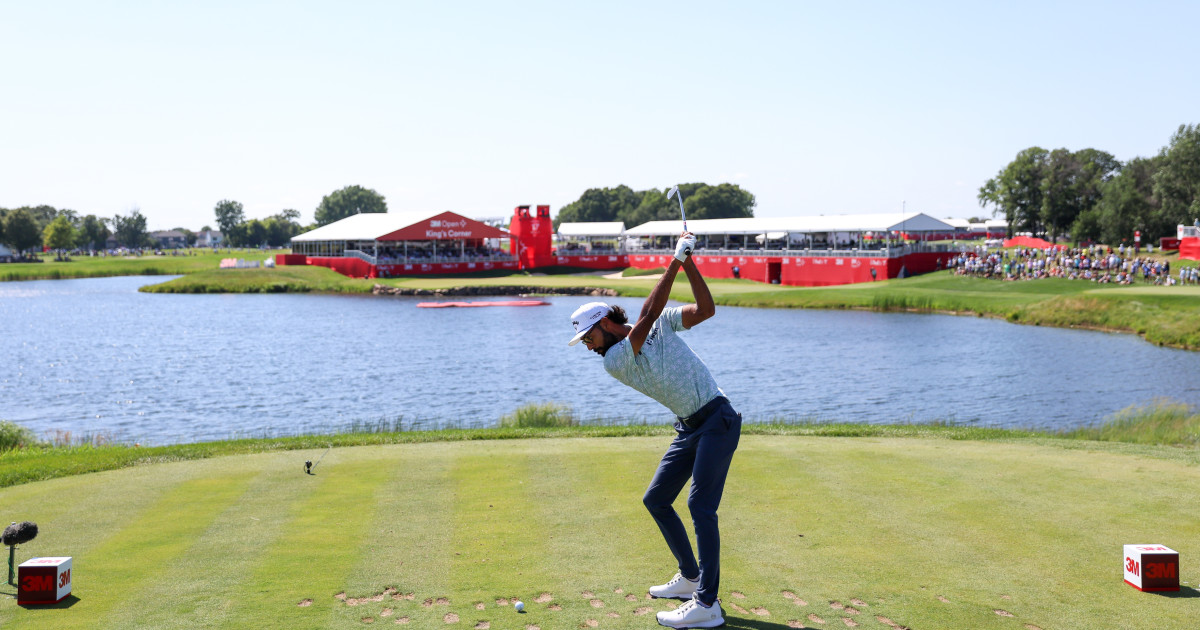 Featured image for Cameron Young Leads Wyndham Championship Amid Player Withdrawals