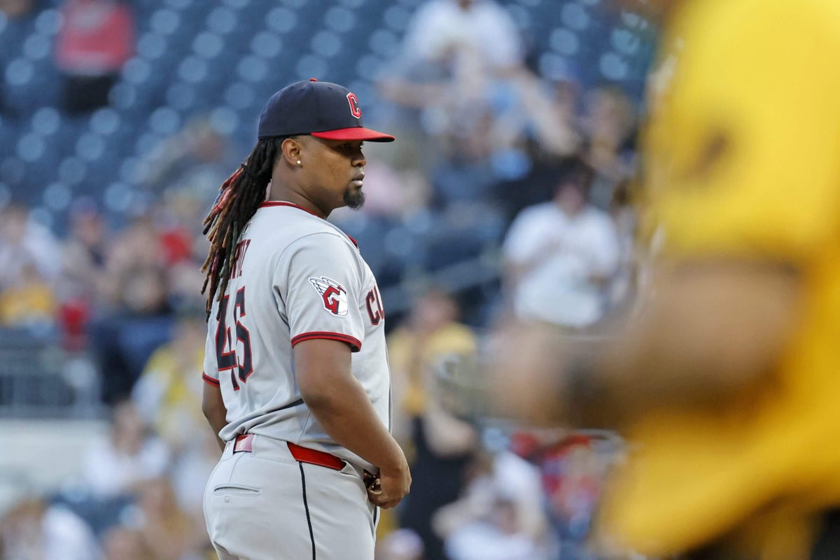 Featured image for Guardians' Luis Ortiz on leave amid MLB betting investigation
