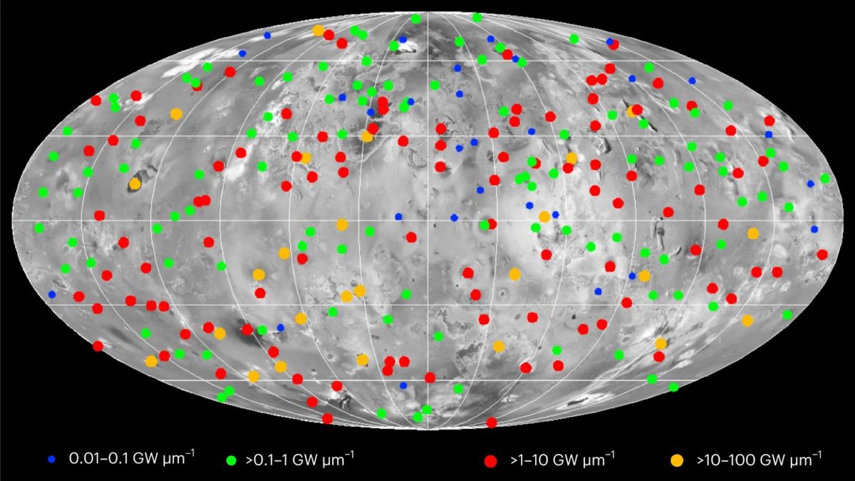 Featured image for Mapping the Fiery Landscape: Unveiling Jupiter's Moon Io's Active Volcanoes