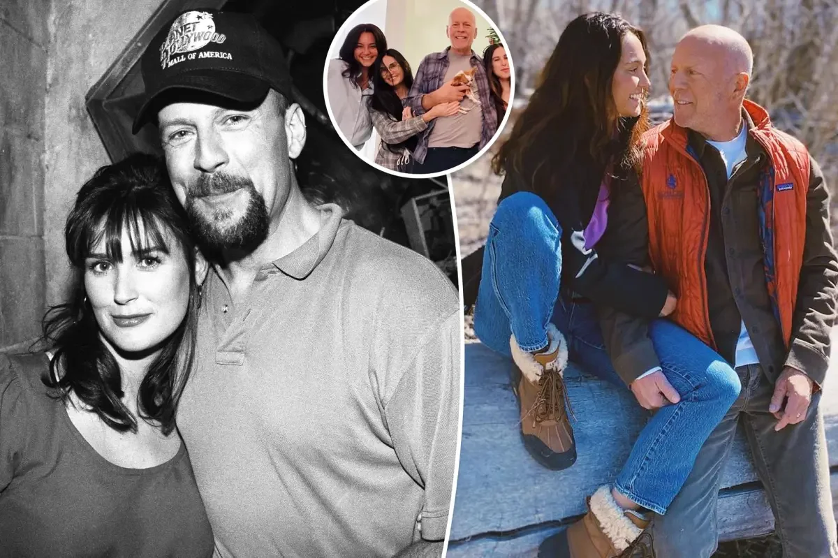 Emma Heming praises Bruce Willis and Demi Moore's past relationship.