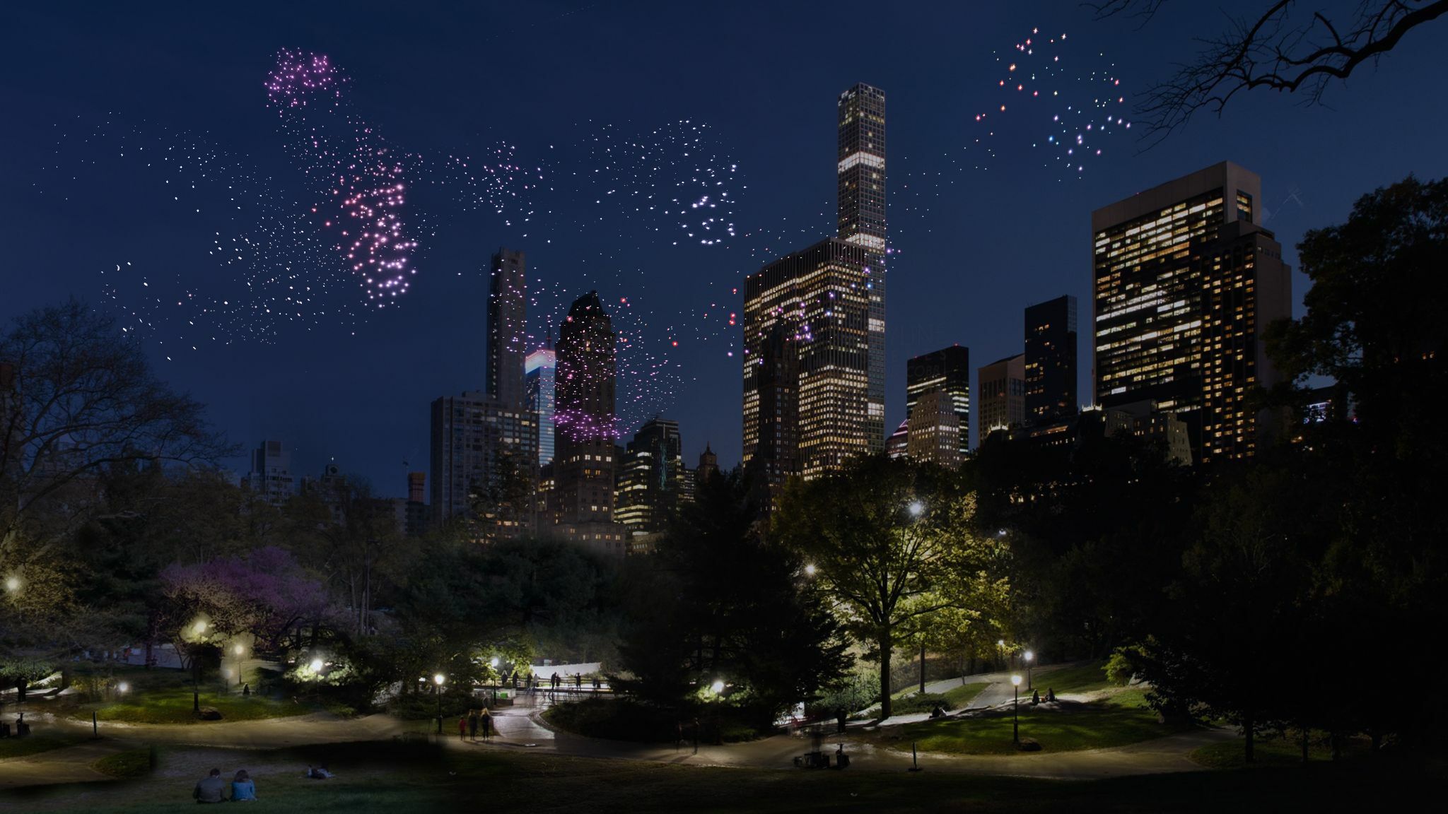 Featured image for "Massive Drone Swarm to Illuminate Central Park Skies"
