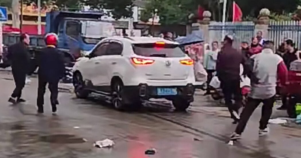 Featured image for SUV Plows Into Crowd at Chinese School, Injuring Students
