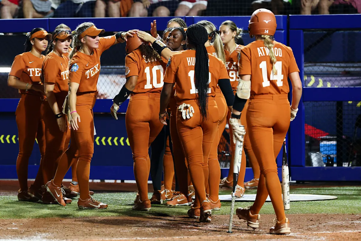 Featured image for Texas Secures First Women's College World Series Title with Dominant Win