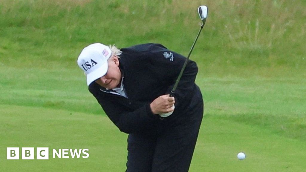 Trump Enjoys Golf Trip to Scotland Amid Protests and Trade Tensions