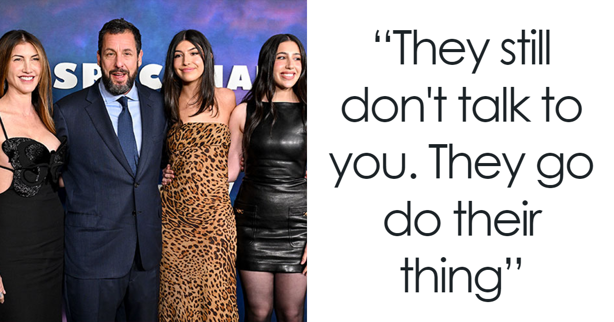 Featured image for "Adam Sandler's Daughters Dodge Him On and Off Screen"