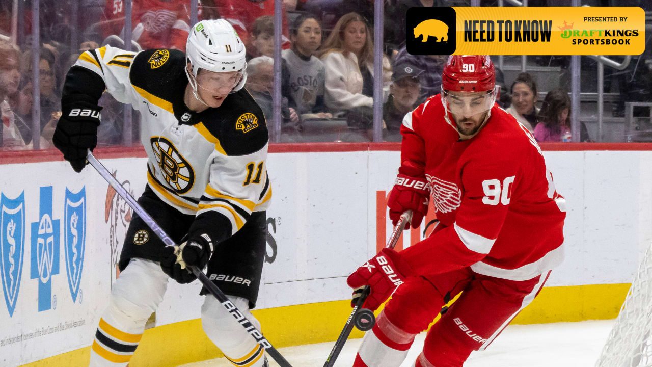 Featured image for Marchand's Late Goal Secures Bruins' Victory Over Red Wings