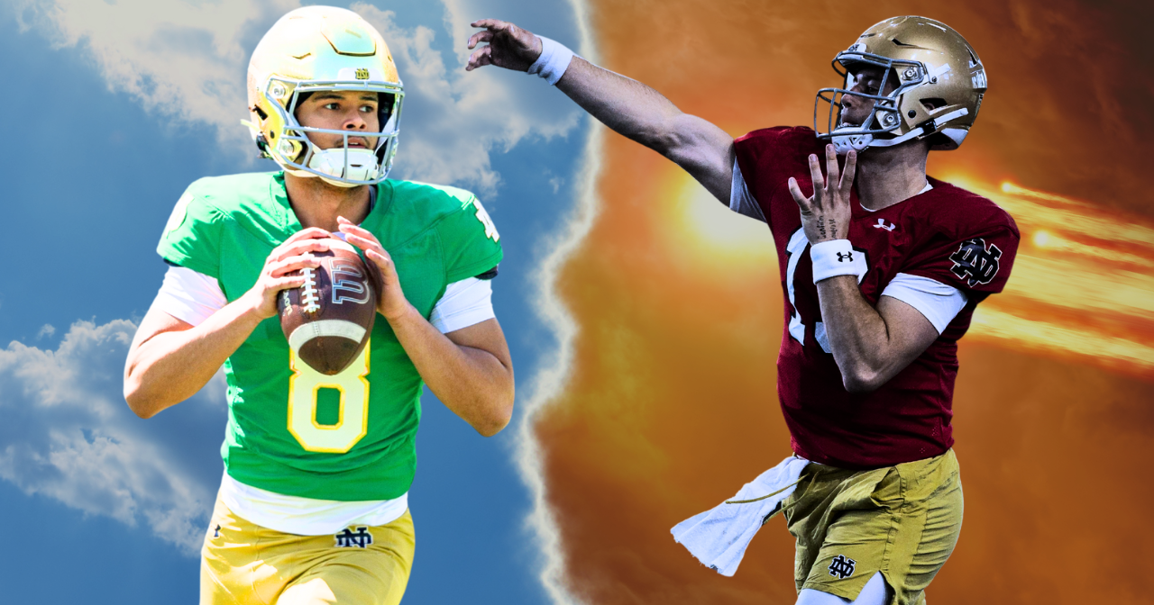 Featured image for Notre Dame's QB Battle: Key Developments and Predictions