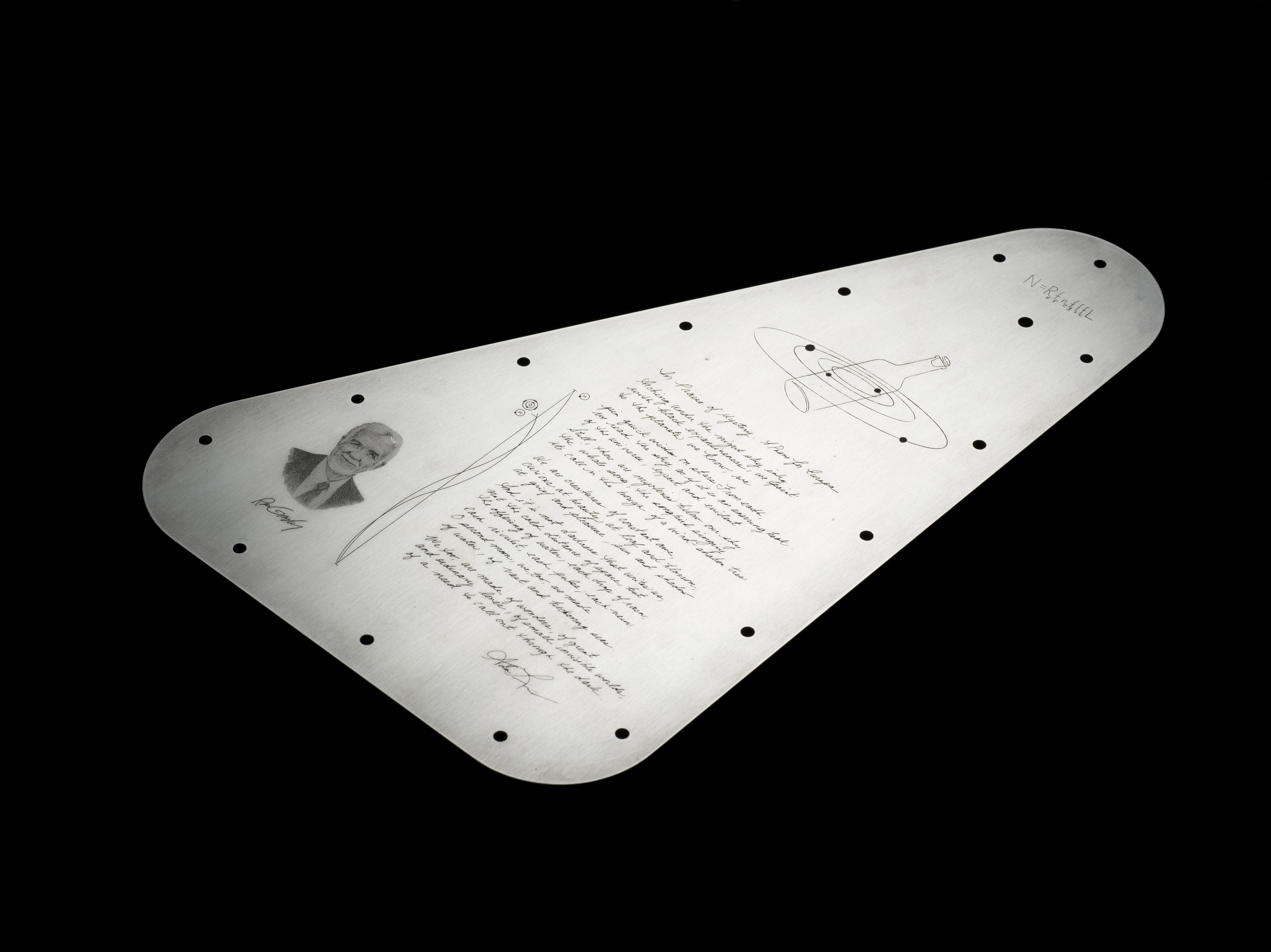 "NASA Reveals Water-Themed Message Plate for Europa Clipper Mission to Jupiter's Moon"
