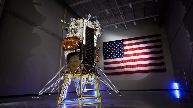 "Private Lunar Mission Aims for Historic South Pole Landing"