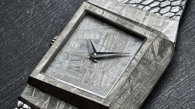 Featured image for Timepiece Crafted from Million-Year-Old Meteorite