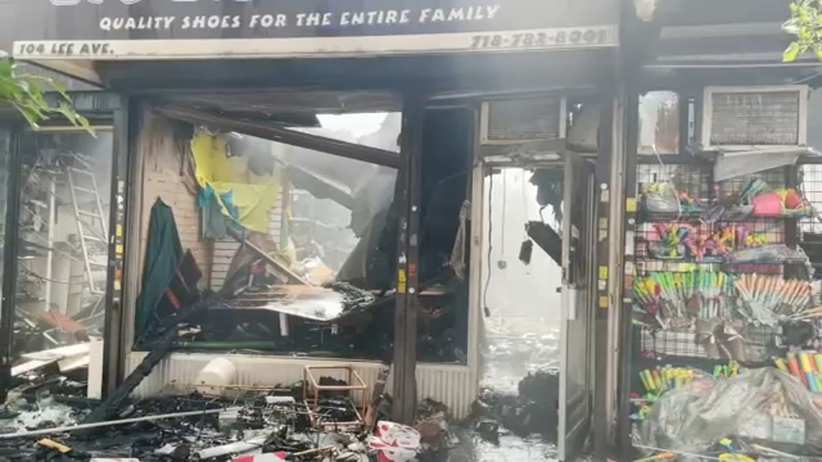 Featured image for "Massive Brooklyn Fire Injures 10 FDNY Members and Devastates Williamsburg Stores"