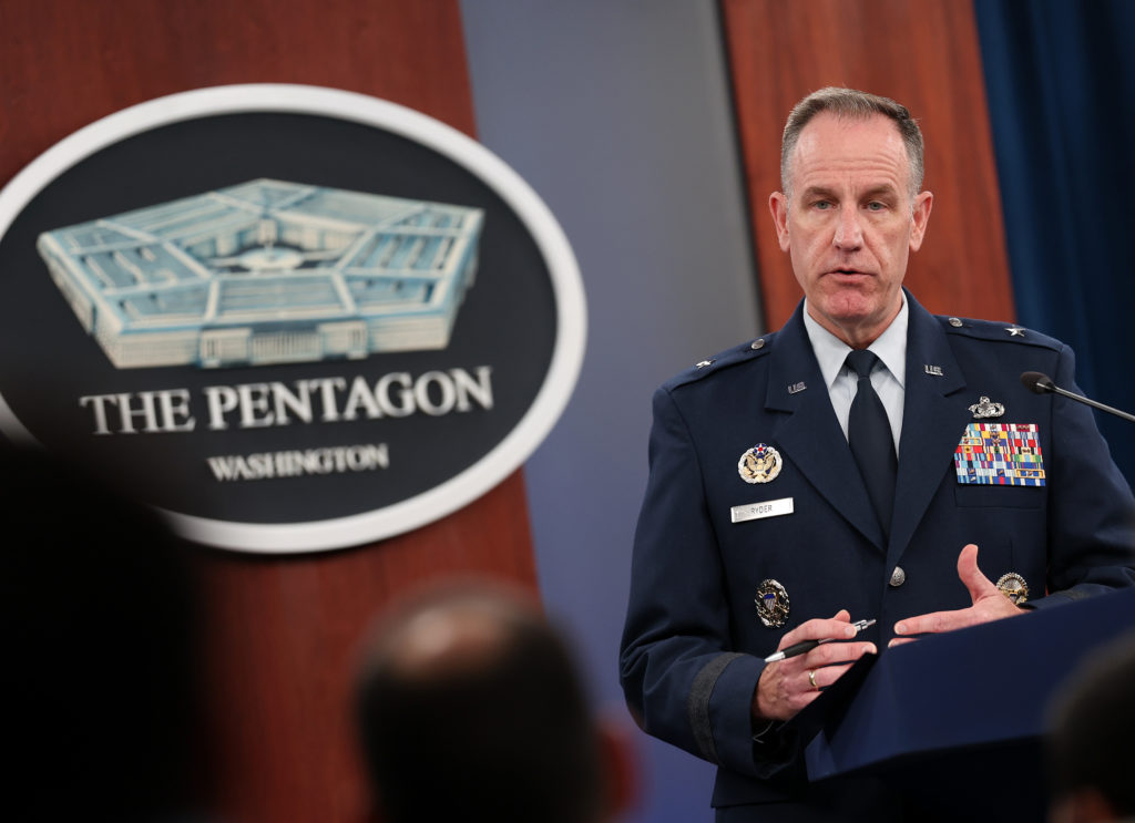 "Pentagon Affirms Plan to Build Gaza Aid Pier Despite Uncertainties"