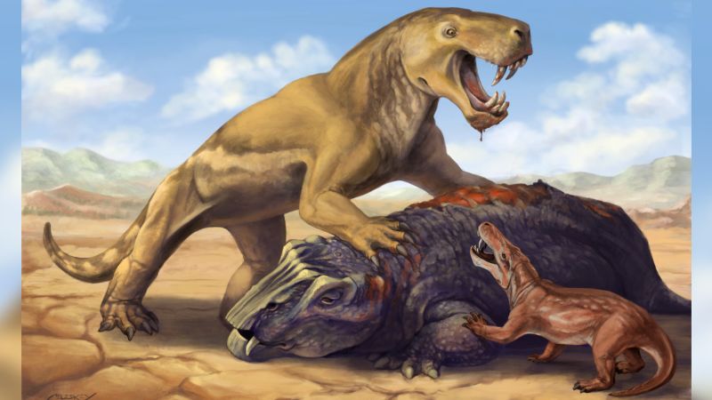 The Rise and Fall of a Saber-Toothed Predator Before 'the Great Dying'.