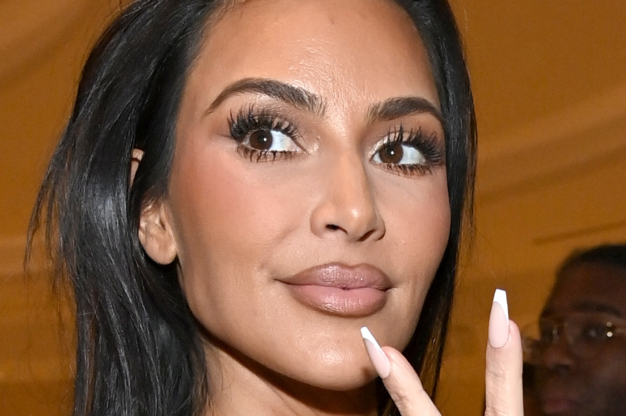 Featured image for Kim Kardashian's Unconventional Elf on a Shelf Sets Social Media Ablaze