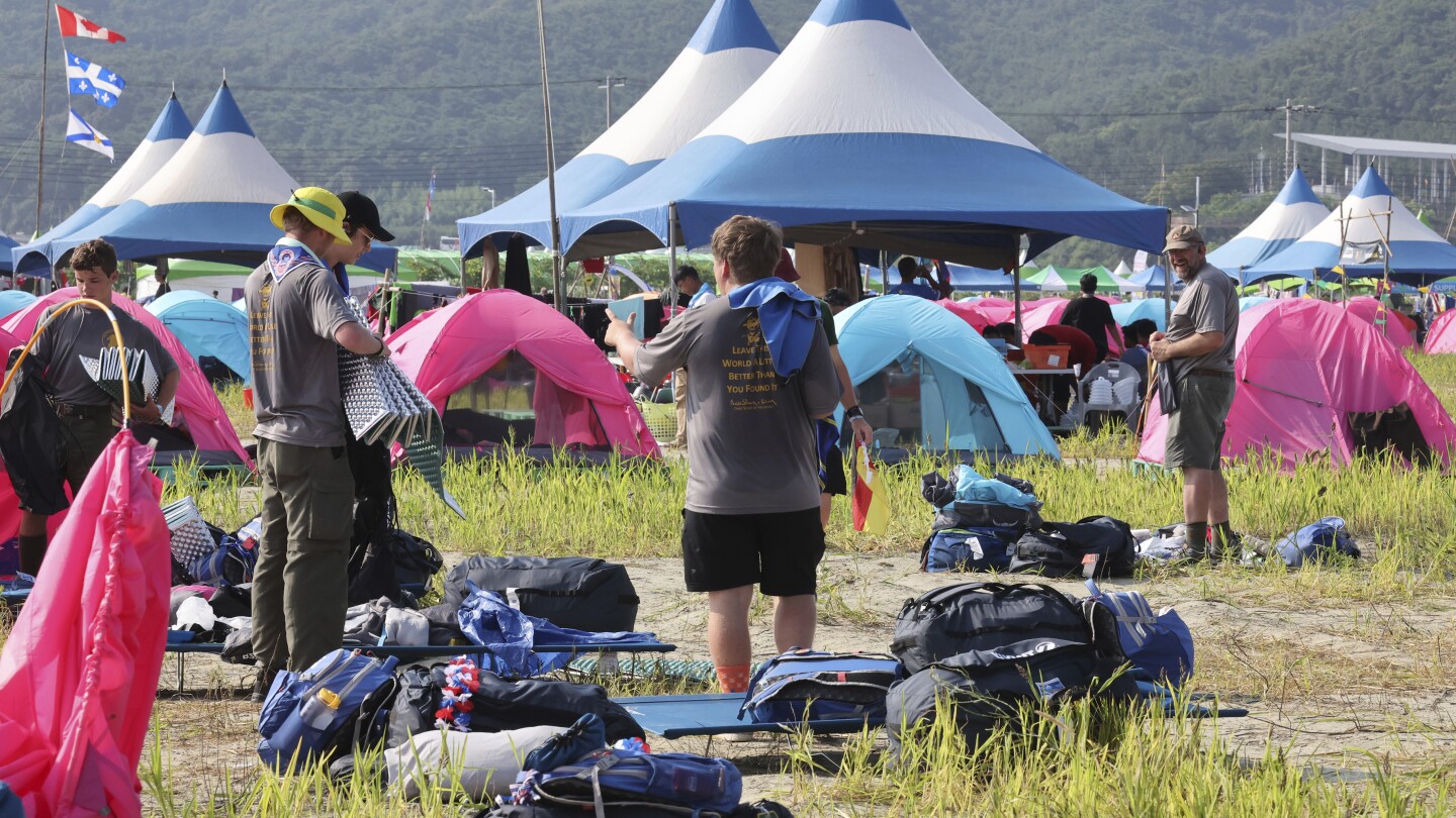 Featured image for "South Korean World Jamboree: Young Scouts Evacuate Ahead of Storm Khanun"