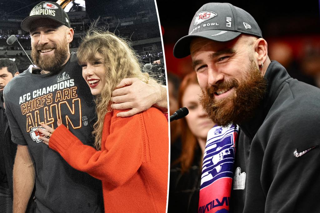 "Travis Kelce's Response to Taylor Swift Engagement Speculation at Super Bowl 2024"