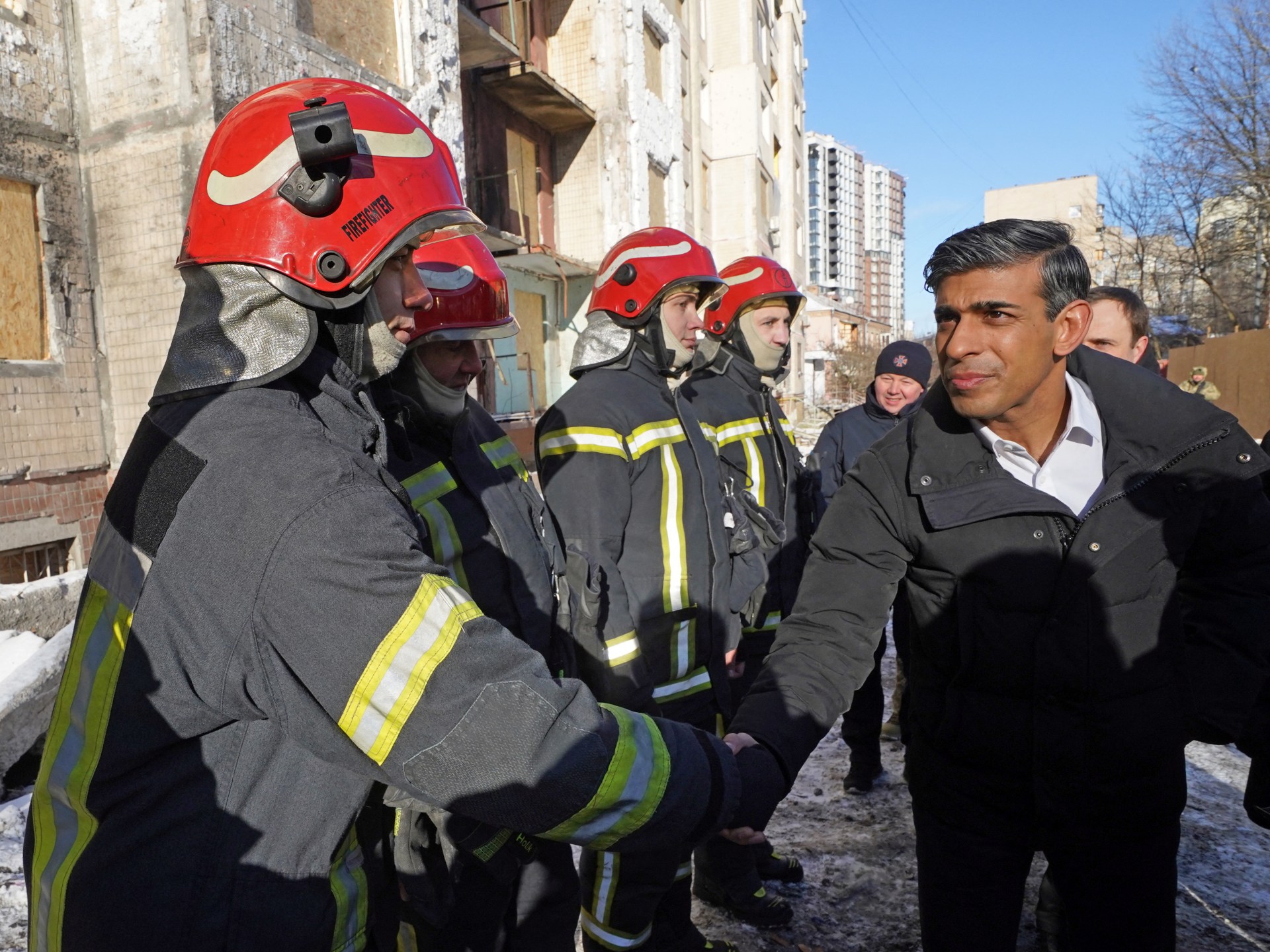 "UK Commits $3 Billion in Military Aid to Ukraine, Rishi Sunak Announces During Kyiv Visit"