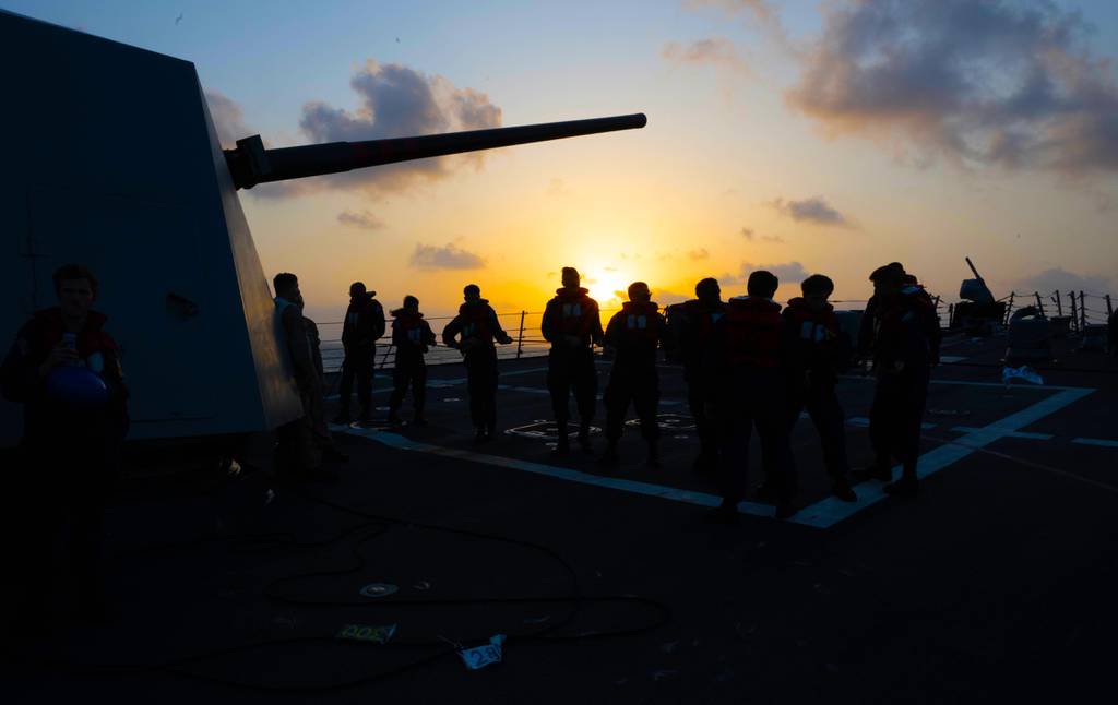 Featured image for "US Navy Thwarts Houthi Drone Attack on Warships in Red Sea"