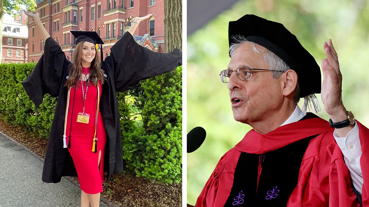 Conservative college grad stands by walking out of Merrick Garland's commencement speech.