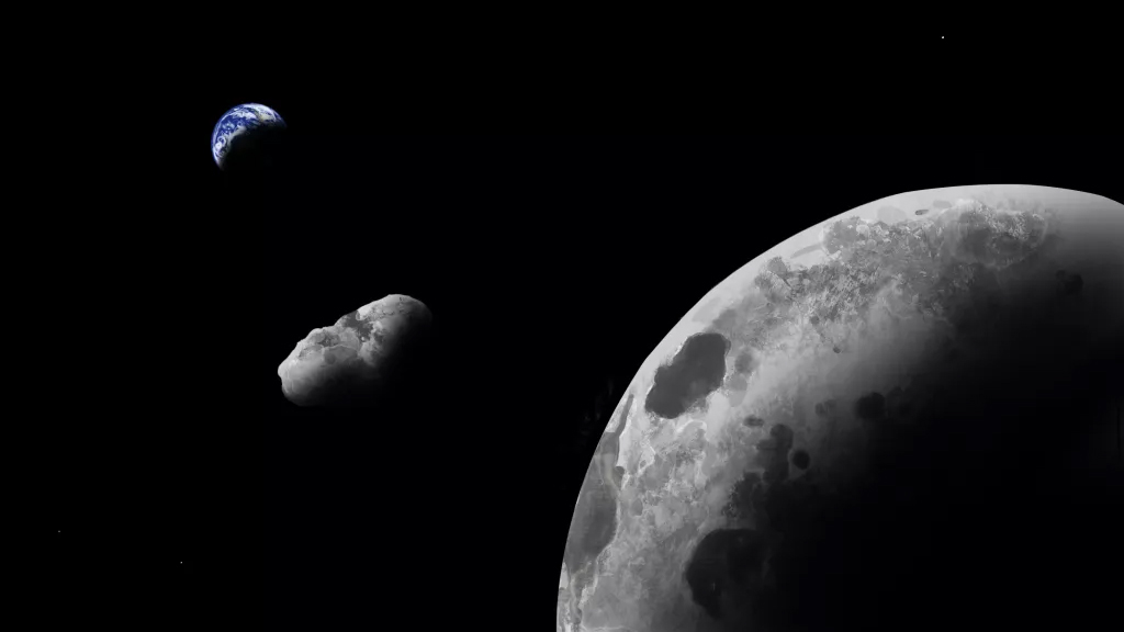 Moon Chunk Breaks Off and Orbits Earth, New Study Suggests