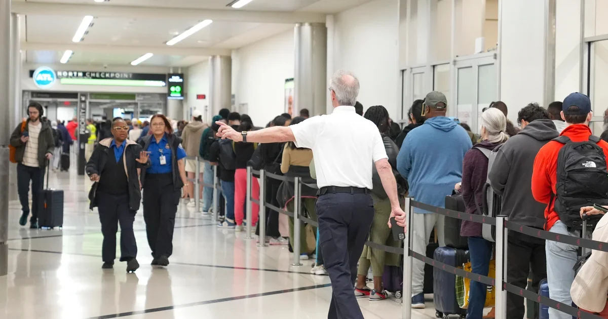 Funding stalemate triggers TSA staffing crunch at three major U.S. airports