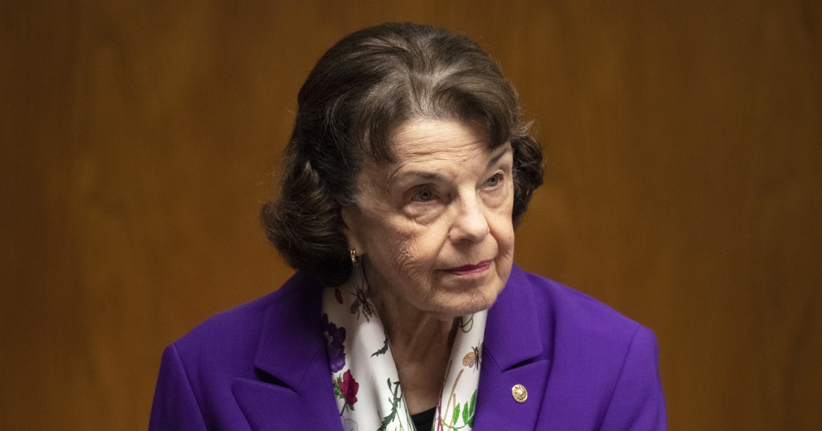 Feinstein addresses absence and judicial nominees in statement.