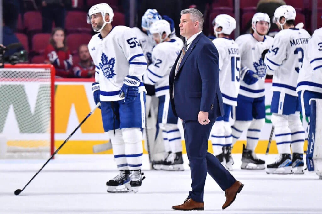 Featured image for "Leafs GM Confirms Sheldon Keefe's Return as Coach for Next Season"