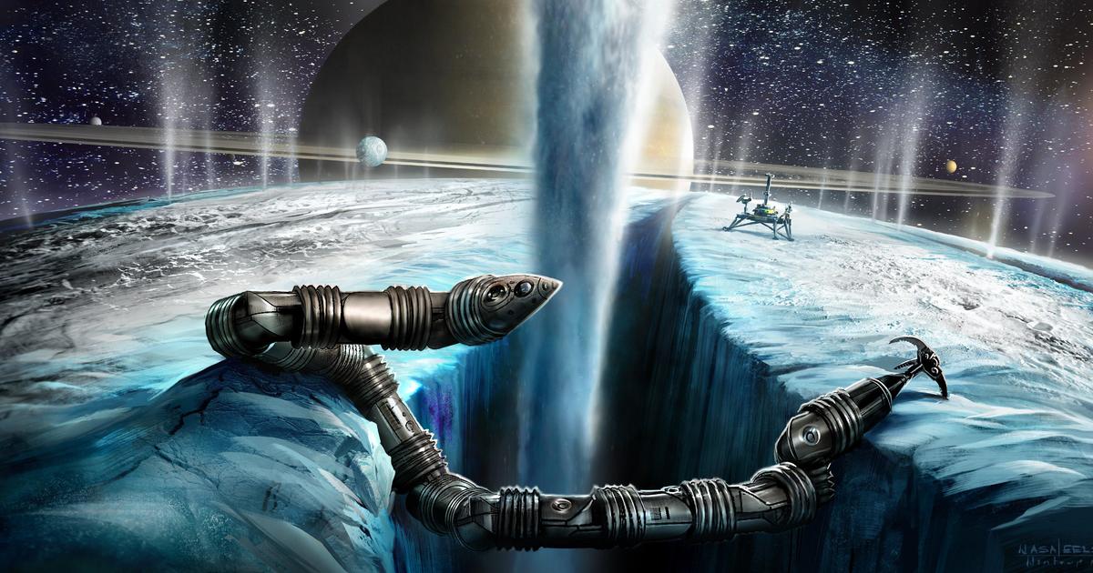 NASA's snake-like robot to search for life on Saturn's moon