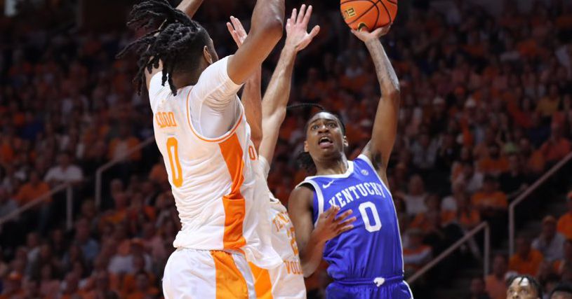 Featured image for "Kentucky's Rob Dillingham Declares for 2024 NBA Draft"